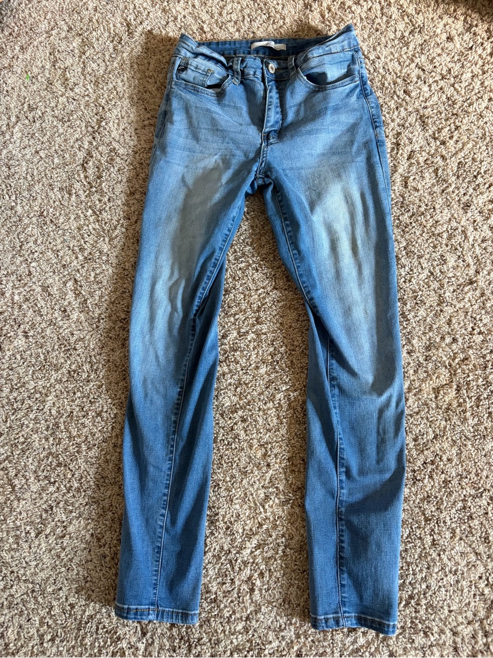 KanCan Women's Skinny Jeans in Light Blue Wash